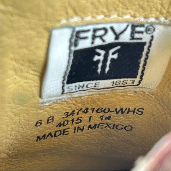 Frye Molly Gore Short Whiskey Leather Bootie Ankle Boot Shoe Women Size 6 B - Picture 8 of 11